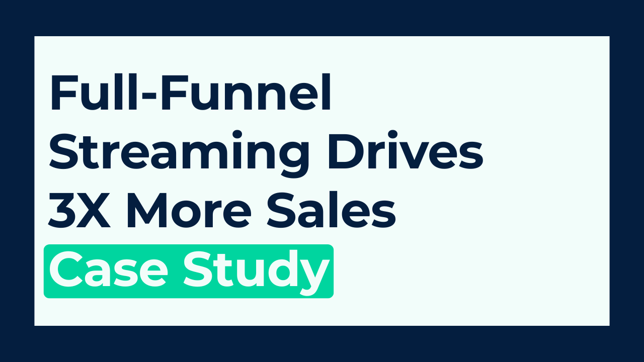 Full-Funnel Streaming Drives 3X More Sales for Chevrolet Dealer